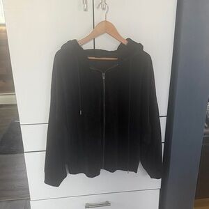 Express Charcoal Zip-Up Hoodie